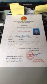 Liên kết tổ chức thi và cấp chứng chỉ xe nâng. Hỗ trợ tư vấn Ms Hà