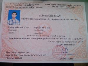 An toàn kinh doanh ga mới 100%
