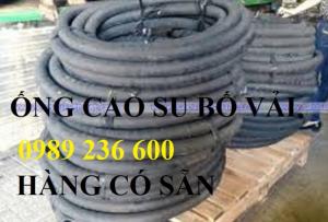 Ống cao su bố vải phi 25, phi 27, phi 30, phi 32, phi 34, phi 38, phi 40, phi 42 chịu áp lực
