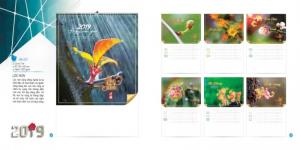 Chuyên cung cấp - in lịch treo tường 2019 giá sỉ tại Biên Hòa