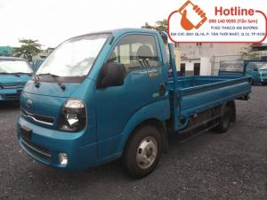 K250 thùng lửng màu xanh dương.