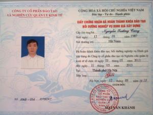 Định Giá Xây Dưng Mới 100%