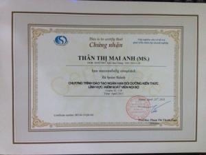 Kiểm Soát Viên Nội Bộ Mới 100%