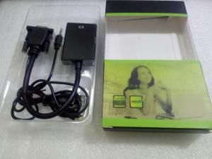 Bộ cáp chuyển đổi tín hiệu từ cổng VGA sang HDMI có âm thanh kèm theo cáp Micro USB