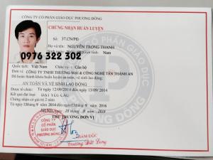 ----->Chứng nhận an toàn vận hành nồi hơi Nhanh nhất