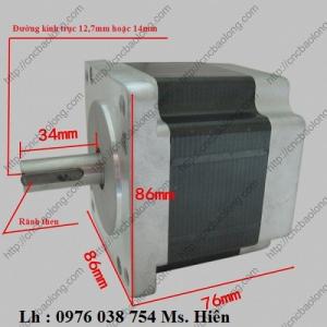 Step motor 86 dài 76mm, máy cnc đục gỗ