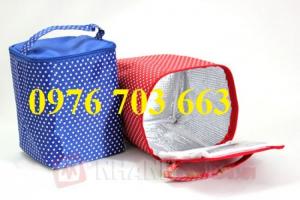 Chuyên may túi giữ nhiệt giá rẻ, túi giữ nhiệt in logo theo yêu cầu