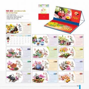 lịch để bàn giá rẽ