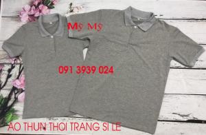 Áo thun màu xám. sỉ lẻ áo thun có sẵn, áo thun màu xám đẹp, chất thun co dãn 4 chiều
