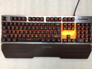 Bàn phím giả cơ Lightning Forever led game chính hãng có bàn kê tay cực tiện lợi