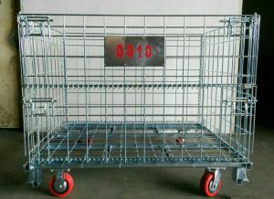 Lồng sắt trữ hàng gắn bánh xe