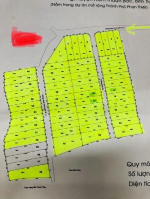 Bán đất thổ cư tại MT2 QL1A ngay UBND xã Hàm Thắng_Bình Thuận, 420tr/ nền 100m