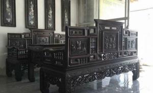 Giao lưu bộ móc cổ đồ hàng đại gỗ gụ mật
