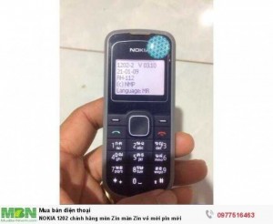 NOKIA 1202 chính hãng tặng kèm Pin Xạc mới