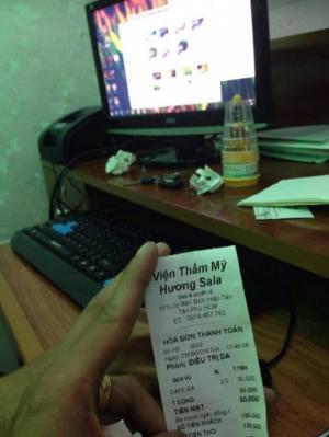 Máy tính tiền salon tóc, nail, spa
