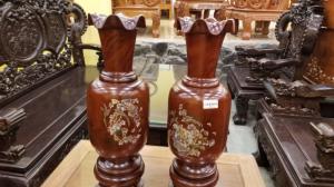 Cặp lục bình gỗ tự nhiên cao cấp