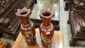 Cặp lục bình gỗ tự nhiên cao cấp