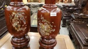 Cặp lục bình gỗ tự nhiên cao cấp