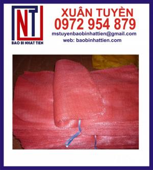 bao lưới đựng gừng, củ hành tây, dừa, khoai tây