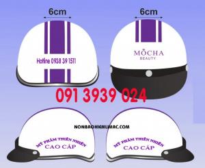 Địa chỉ sản xuất mũ bảo hiểm tại bình dương, cung cấp mũ bảo hiểm in logo uy tín