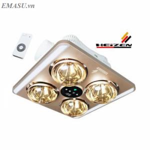 Đèn sưởi 4 bóng âm trần Heizen dùng Led – điều khiển từ xa HE9 (HE-9)