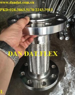 Ống mềm đầu nối rắc co gang ron 3/4 x700 - Khớp nối mềm - khớp chống rung - khớp giảm chấn inox
