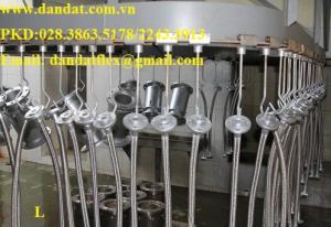 Ống mềm đầu nối rắc co gang ron 3/4 x700 - Khớp nối mềm - khớp chống rung - khớp giảm chấn inox