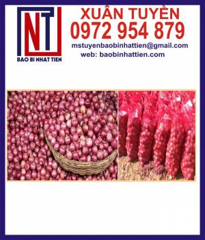 Bao lưới đựng hành tím