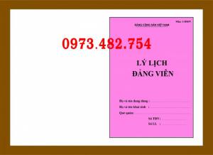Bán quyển lý lịch đảng viên