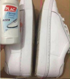 Chai Lăn Vệ Sinh Giày Túi Plac Cream Đánh Bay Mọi Vệt Ố Vàng