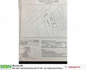 Bán nhà 2 mặt tiền Đường tỉnh DT 328 - trục huyết mạch Đồng nai -Bà rịa Vũng tàu -Lagi Bình Thuận