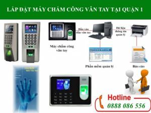 Lắp đặt máy chấm công vân tay giá tốt tại Quận 1