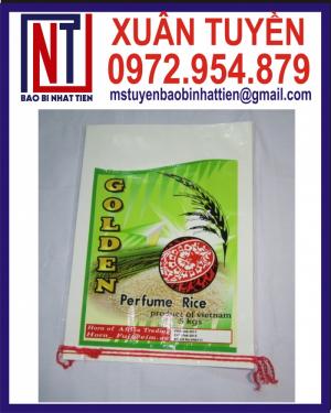 bao PP dệt đựng gạo, cung cấp bao bì gạo giá rẻ