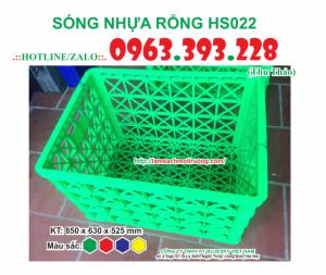 Thùng nhựa rỗng HS022 giá rẻ tại Hà Nội