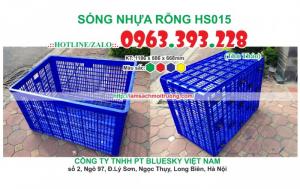 Thùng nhựa rỗng 26 bánh xe HS015 giá rẻ tại Hà Nội