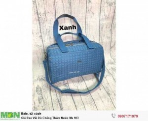 Giỏ Đeo Vải Dù Chống Thấm Nước Màu Xanh - Ms 103