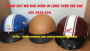Mũ bảo hiểm quà tặng doanh nghiệp, đặt in mũ bảo hiểm quà tặng đẹp