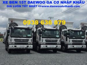 Bán Xe Ben Daewoo 15t Giá Hot Nhất
