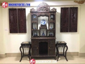 Tủ bầy đồ hoa mai