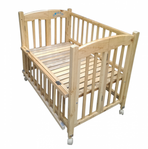Thanh lí cũi gỗ Goldcat 2 tầng màu gỗ có bánh xe
