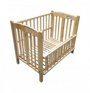 Thanh lí cũi gỗ Goldcat 2 tầng màu gỗ có bánh xe