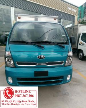 Xe tải Kia K200/K250-động cơ Hyundai, khuyến mãi 50% phí trước bạ