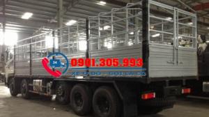 Xe tải thùng 5 chân Dongfeng tải cao 22 tấn, thùng dài , máy mạnh cực
