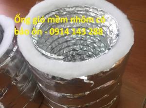 Ống gió mềm nhôm bảo ôn D150, D200, D250, D300,... giá rẻ
