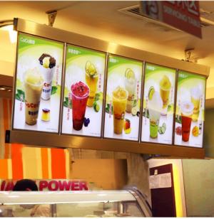 Cung cấp các loại biển menu led cho quán trà sữa