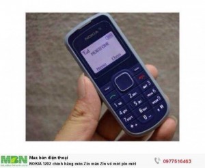 NOKIA 1202 chính hãng tặng kèm Pin Xạc mới