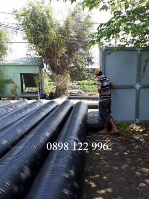 Ống nhựa HDPE thoát nước thải công trình, cầu đường