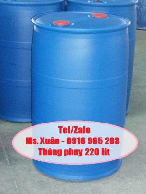 Thùng phuy nhựa mới 220 lít tại Tp HCM