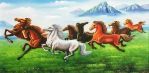 Tranh Mã Đáo Thành Công - Mang May Mắn Cho Gia Chủ