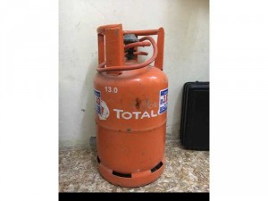 Vỏ bình gas + van gas Total sử dụng tốt